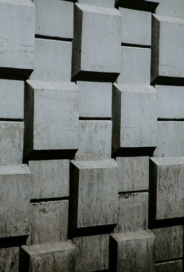 white and gray concrete blocks