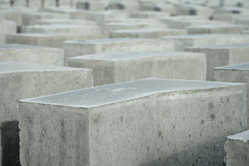 a close-up of some stone blocks